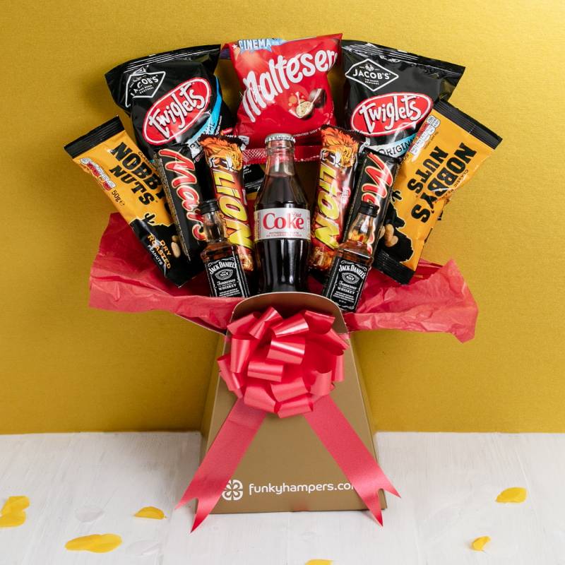 Jack Daniels and Coke Snacks Bouquet