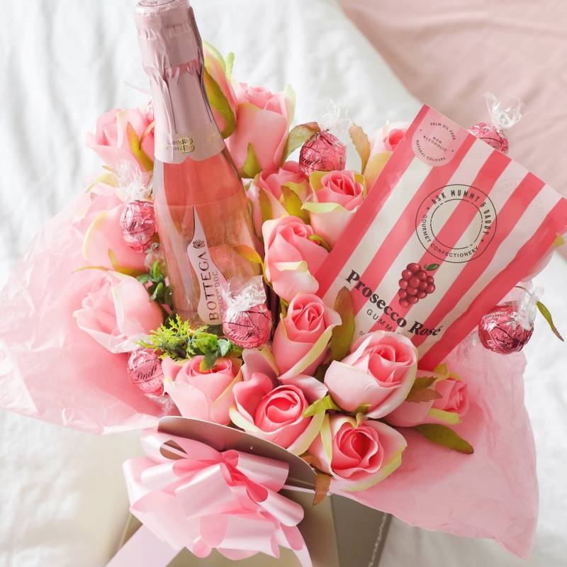 Pink Prosecco Heaven Bouquet