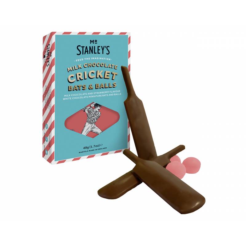 Chocolate Cricket Bat and Balls