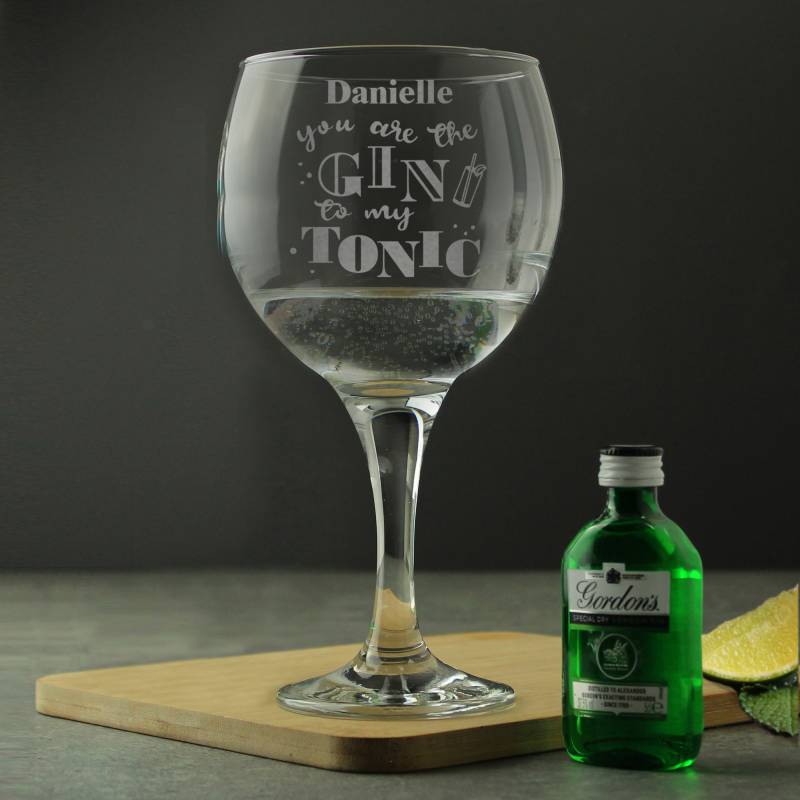 Personalised Gin To My Tonic Gin Set