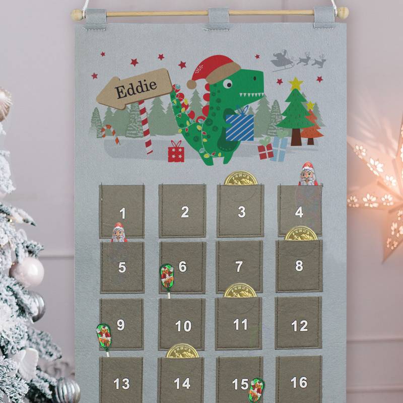 Personalised Dinosaur Advent Calendar