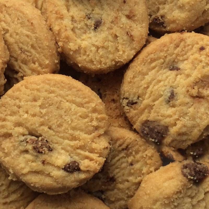 Snowman Tin Filled With Cookies